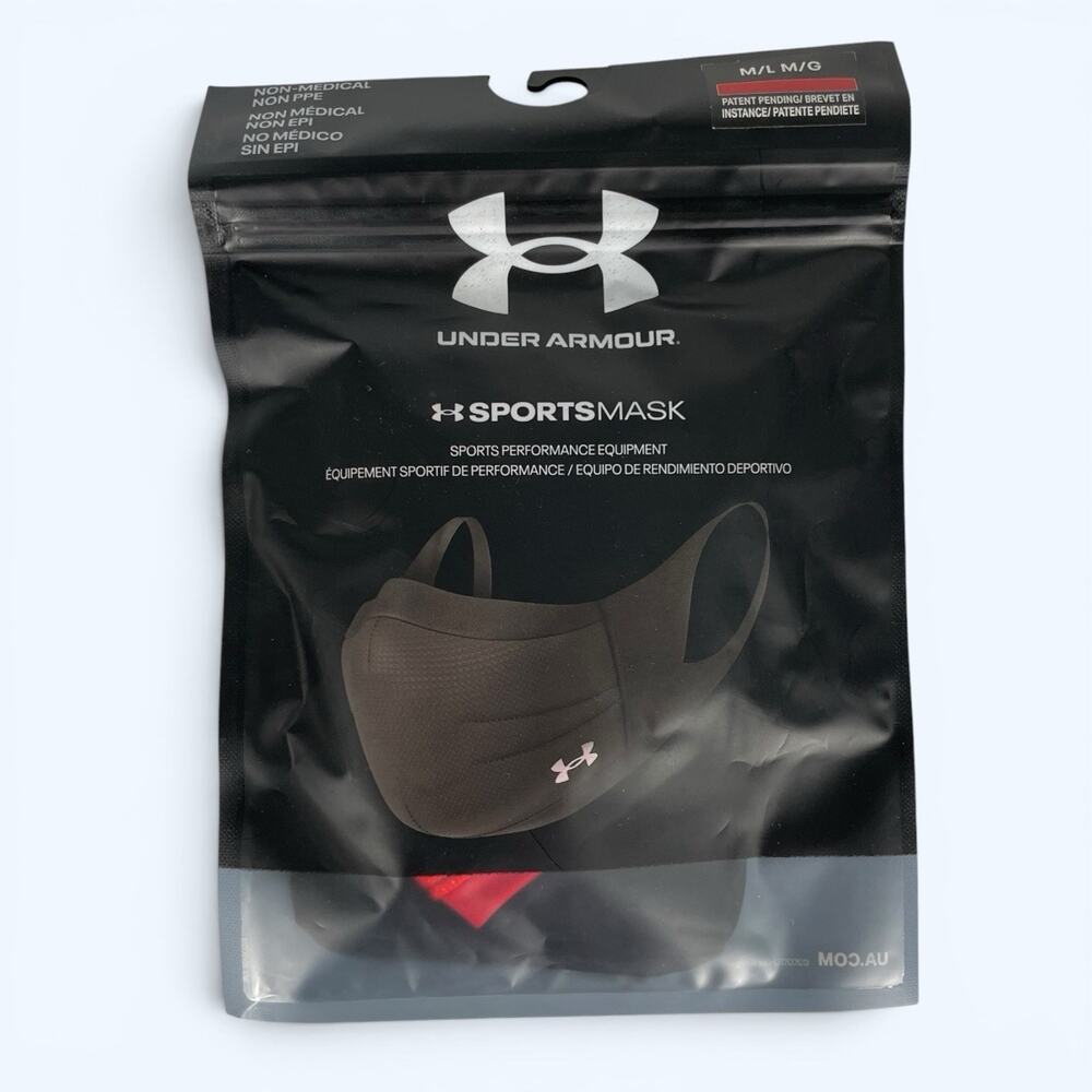 Under Armour Sports Performance Face Mask Red Size M/L Iso-Chill Breathable NIP